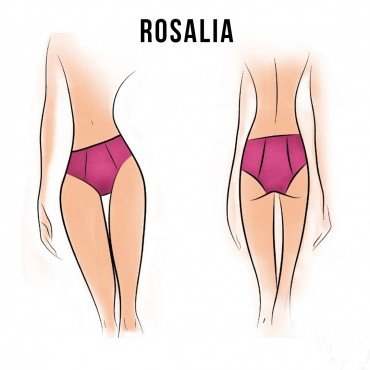 Rosalia Bombacha de punta a punta Menstrual (XS-XL)