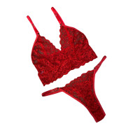 Alexia Conjunto puntilla 2 piezas top y colaless regulable