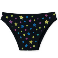 Malla  Bikini Menstrual Estrellas XS y S