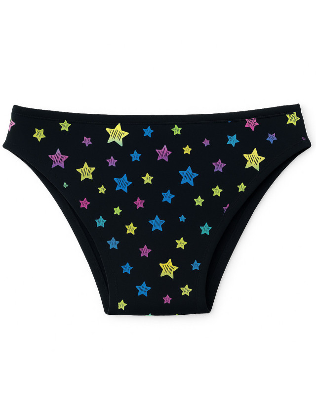 Malla  Bikini Menstrual Estrellas XS y S