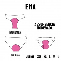 Outlet EMA Culote menstrual para chicas de 50 a 110 de cadera
