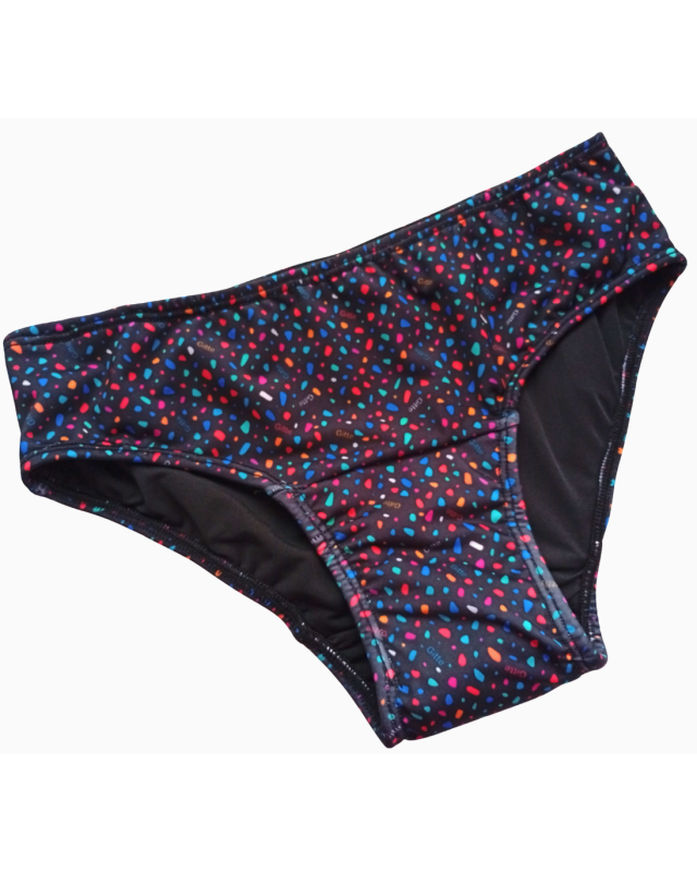 Malla  Bikini Menstrual NATI Estampado Manchas S y M unicamente