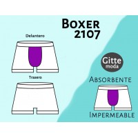 Boxer de Algodón Incontinencia hombres