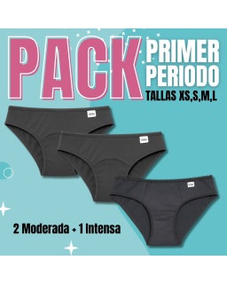 Pack Primer Período  2 Lulu Moderada + 1 Esmeralda Intensa