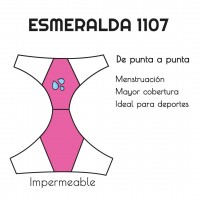 OUTLET Esmeralda Bombacha vedetina de punta a punta Bombacha menstrual
