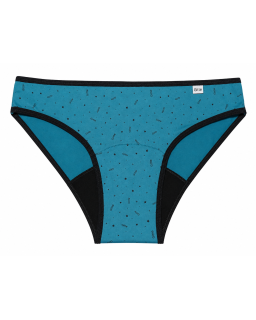 GECA Bombacha DUAL : menstrual absorbente + Sujeta Toallita con impermeable