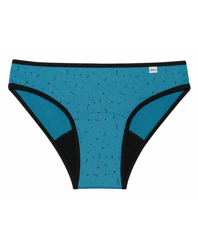 GECA Bombacha DUAL : menstrual absorbente + Sujeta Toallita con impermeable
