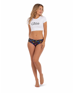 Malla  Bikini Menstrual Estrellas XS y S