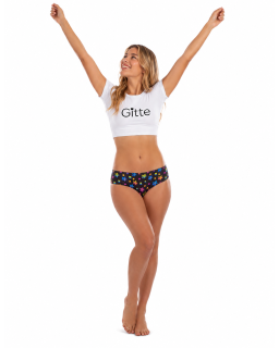 Malla  Bikini Menstrual Estrellas XS y S