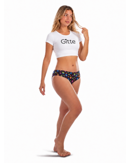 Malla  Bikini Menstrual Estrellas XS y S