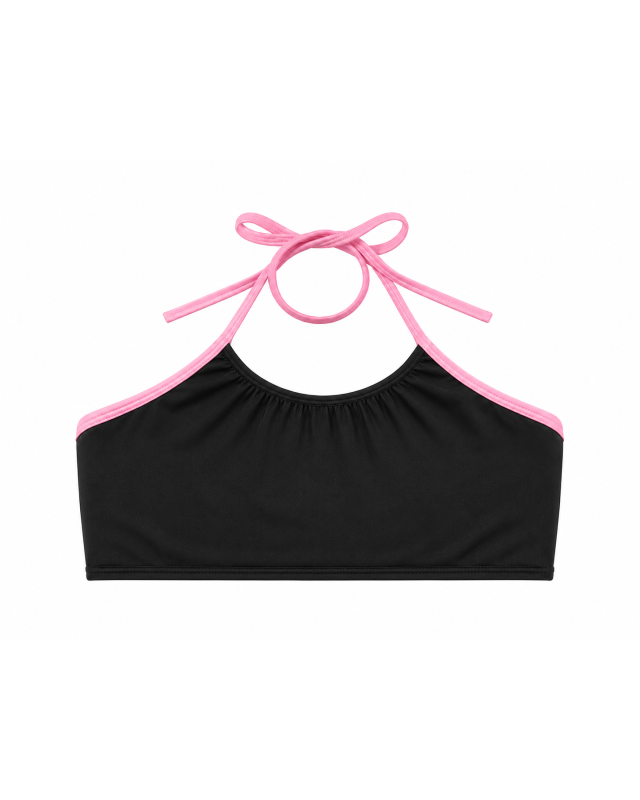 Zuri Negra Top para malla