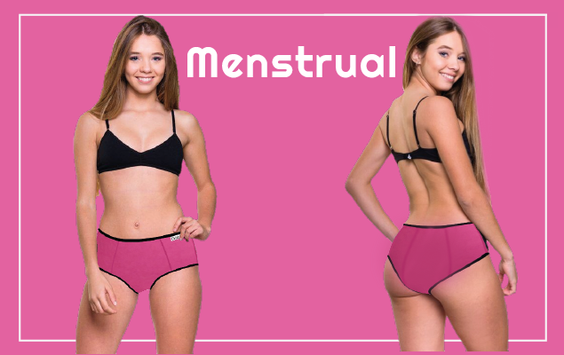 Bombacha impermeable y absorbente menstrual